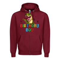 Burgundy birthday boy Zipper Hoodie - MaliasSmallBusiness