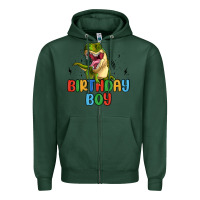 Sports Green birthday boy Zipper Hoodie - MaliasSmallBusiness