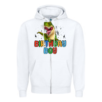 White birthday boy Zipper Hoodie - MaliasSmallBusiness