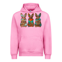 Fuchsia Pink western easter bunnies Urban Hoodie - Jasminsmagicworld