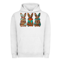 Pigment Lunar Rock western easter bunnies Urban Hoodie - Jasminsmagicworld