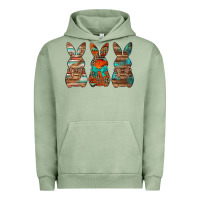 Pigment Oil Green western easter bunnies Urban Hoodie - Jasminsmagicworld