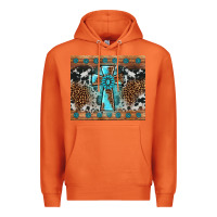 Carrot gemstone leopard cross Premium Hoodie - AdoDesignShop
