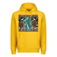 Lemon gemstone leopard cross Premium Hoodie - AdoDesignShop