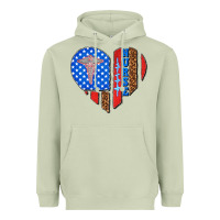 Matcha 4th of july nurse heart flag Heavyweight Hoodie - texasbilliewilder