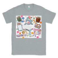 Heather Grey sewing Classic Tee - MaliasSmallBusiness
