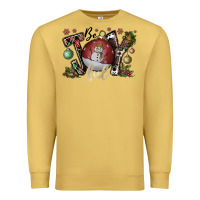 Antique Gold be joy ful Premium Sweatshirt - CowhideDigitalArt