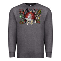 Charcoal Heather be joy ful Premium Sweatshirt - CowhideDigitalArt
