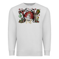 Dove Grey be joy ful Premium Sweatshirt - CowhideDigitalArt