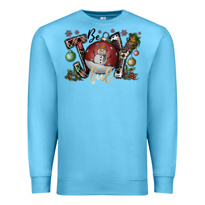 Be Joy Ful Premium Sweatshirt by CowhideDigitalArt | Teevron