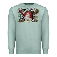 Seafoam be joy ful Premium Sweatshirt - CowhideDigitalArt