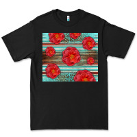 Black Western Roses Premium Tee - LillyAllenDesigns