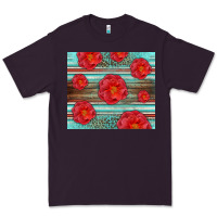 Plum Western Roses Premium Tee - LillyAllenDesigns