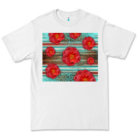 White Western Roses Premium Tee - LillyAllenDesigns