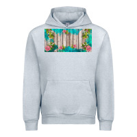 Heather Grey western floral  license plate template Urban Hoodie - BarkalooDesign