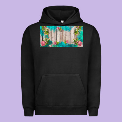 Western Floral  License Plate Template Urban Hoodie Designed By Barkaloodesign