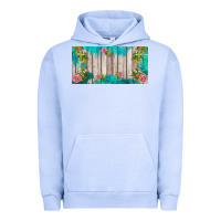 Pigment Grape Ice western floral  license plate template Urban Hoodie - BarkalooDesign
