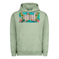 Pigment Oil Green western floral  license plate template Urban Hoodie - BarkalooDesign