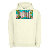 Pigment Pistachio western floral  license plate template Urban Hoodie - BarkalooDesign