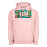 Pigment Salmon western floral  license plate template Urban Hoodie - BarkalooDesign