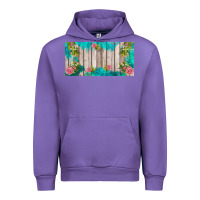 Tulip western floral  license plate template Urban Hoodie - BarkalooDesign