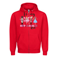 Red in my nutcracker era Zipper Hoodie - MaliasSmallBusiness