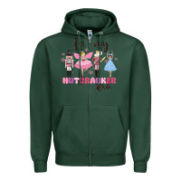 Sports Green in my nutcracker era Zipper Hoodie - MaliasSmallBusiness
