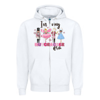 White in my nutcracker era Zipper Hoodie - MaliasSmallBusiness