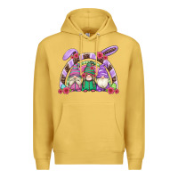 Antique Gold easter gnomes rainbow Premium Hoodie - Artiststas
