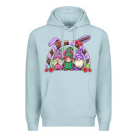 Blue Mist easter gnomes rainbow Premium Hoodie - Artiststas
