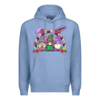 Colony Blue easter gnomes rainbow Premium Hoodie - Artiststas