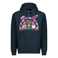 Navy easter gnomes rainbow Premium Hoodie - Artiststas