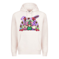 Pale Pink easter gnomes rainbow Premium Hoodie - Artiststas