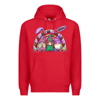 Red easter gnomes rainbow Premium Hoodie - Artiststas