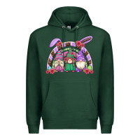 Sports Green easter gnomes rainbow Premium Hoodie - Artiststas