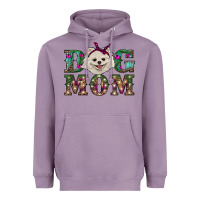 Lavender Christmas dog mom Pomeranian Heavyweight Hoodie - RanaPortraitStore