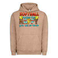 Pigment Burro Softball Makes Me Happy You, Not So Much Urban Hoodie - LillyAllenDesigns