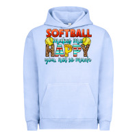 Pigment Grape Ice Softball Makes Me Happy You, Not So Much Urban Hoodie - LillyAllenDesigns