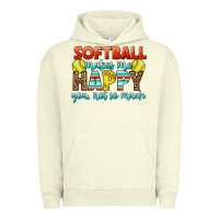 Pigment Pistachio Softball Makes Me Happy You, Not So Much Urban Hoodie - LillyAllenDesigns