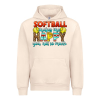 Sandshell Softball Makes Me Happy You, Not So Much Urban Hoodie - LillyAllenDesigns
