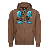 Chestnut dog kisses fix everything Zipper Hoodie - MaliasSmallBusiness