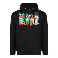 Black easter nurse coffee cups Heavyweight Hoodie - Zillion Design Studio