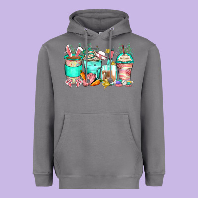 Easter Nurse Coffee Cups Heavyweight Hoodie Designed By Zillion Design Studio