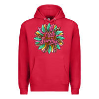 Cardinal hello spring sunflower Premium Hoodie - Artiststas