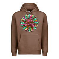 Chestnut hello spring sunflower Premium Hoodie - Artiststas
