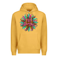 Mustard hello spring sunflower Premium Hoodie - Artiststas