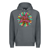 Rock hello spring sunflower Premium Hoodie - Artiststas