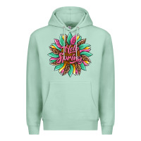 Seafoam hello spring sunflower Premium Hoodie - Artiststas