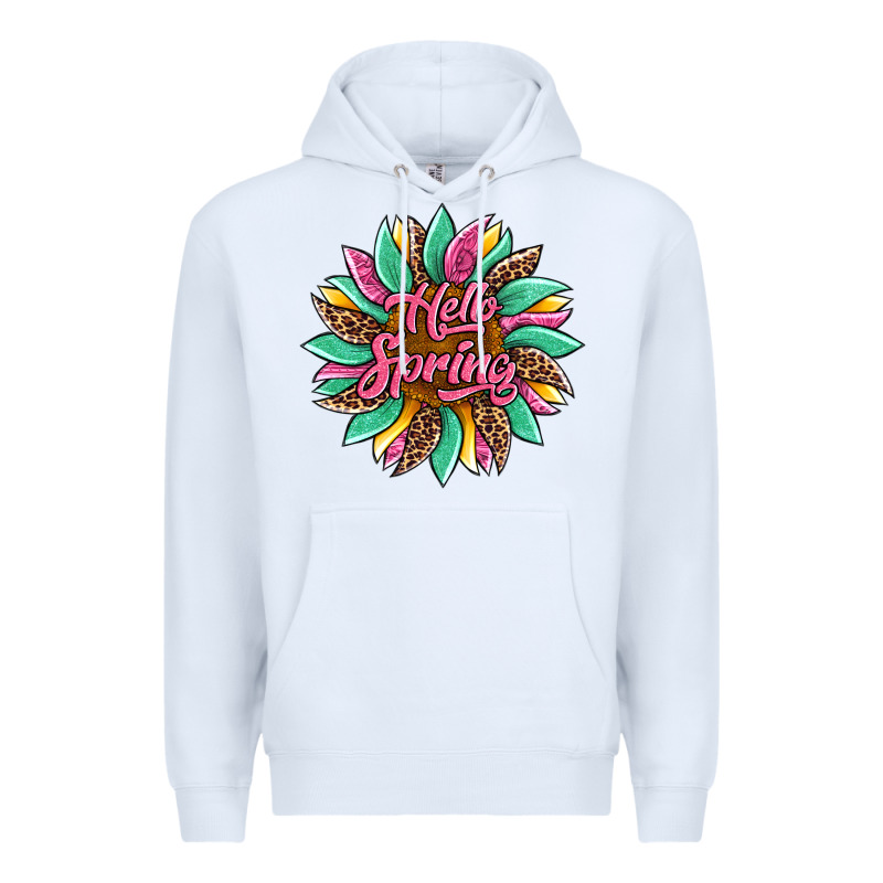Hello Spring Sunflower Premium Hoodie by Artiststas | Teevron