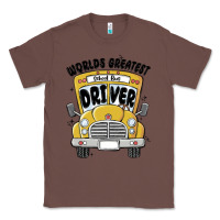 Chestnut worlds greatest school bus driver Classic Tee - MaliasSmallBusiness